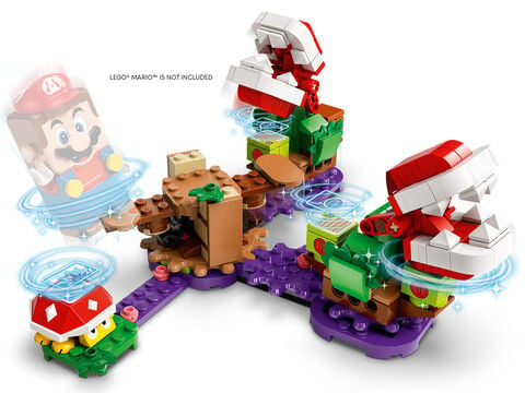 Lego - Mario - 71382 -  Ensemble D Extension Le Défi De La Plante Piranha